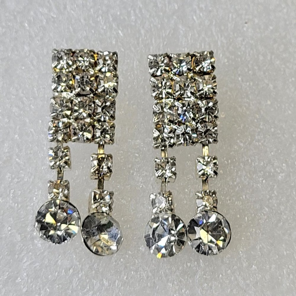Silver Tone Small Earrings